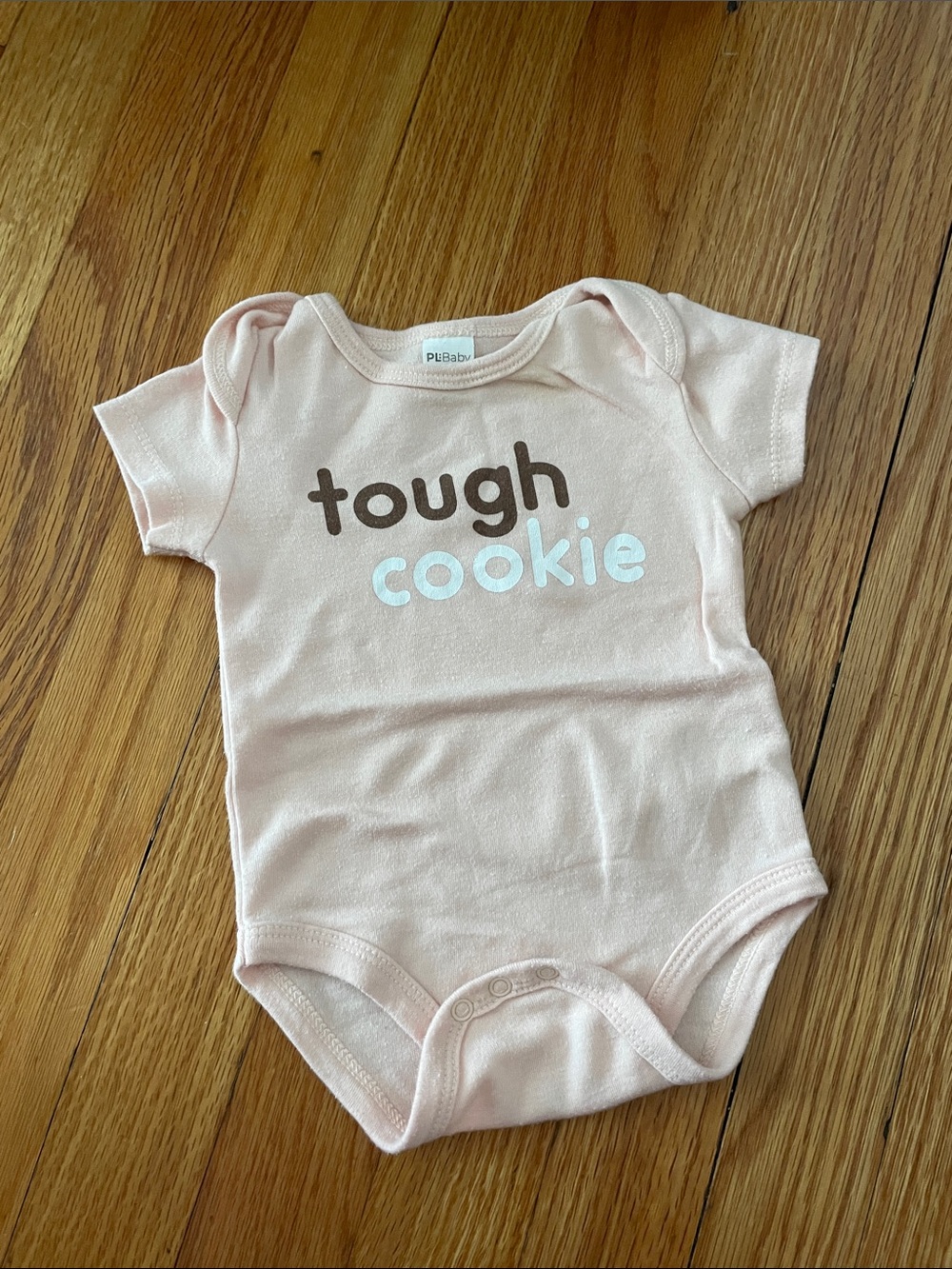'Tough Cookie' Pink Baby One-Piece